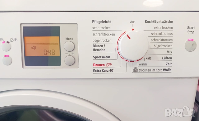 Кондезаторна сушилня BOSCH Logixx 8 - 8 кг, снимка 4 - Сушилни - 54189317