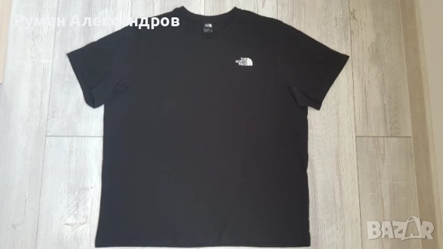Черна мъжка тениска North Face размер XXL, снимка 3 - Тениски - 50569856