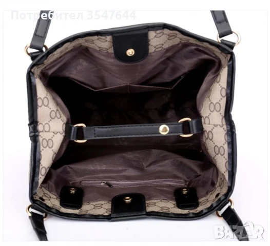 Елегантен комплект дамски чанти 3 в 1, снимка 7 - Чанти - 49679719