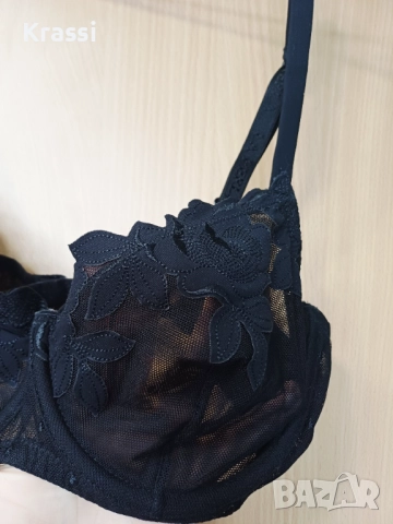 La perla черен сутиен 80 B, снимка 2 - Бельо - 52771203
