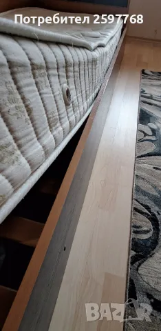 Детско обзавеждане.Единично легло с ракла,двулицев матрак и два гардероба , снимка 4 - Спални и легла - 49782940