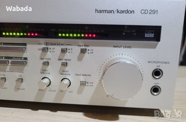 Касетен дек Harman Kardon CD-291висок клас двуглав дек Sendust (модел 1982-84), снимка 3 - Декове - 52959544