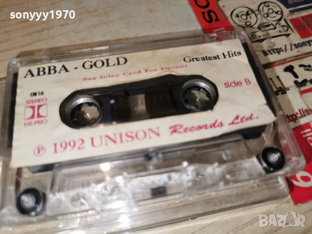 ABBA-GOLD UNISON TAPE 1992 1312252311, снимка 3 - Аудио касети - 52777954