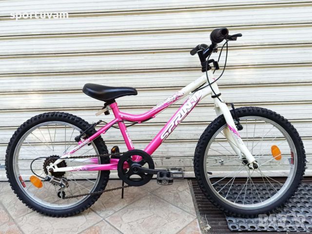 Детски велосипед Sprint Verso 20" за момичета - Бял розов, употребяван в Отлично състояние!