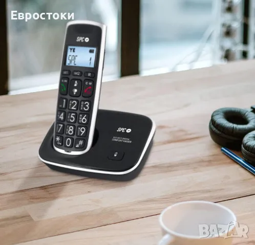 Безжичен телефон SPC Comfort Kaiser, безжичен стационарен телефон за възрастни хора, снимка 5 - Стационарни телефони и факсове - 47241715