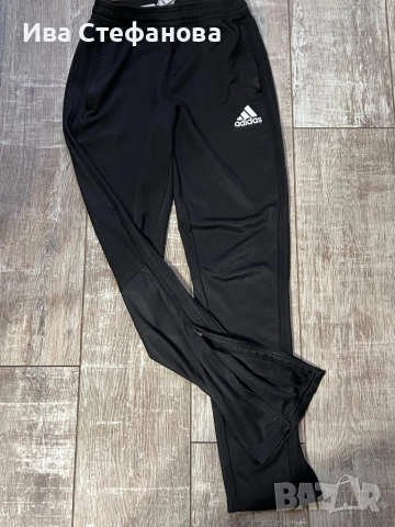 Черно класическо 100 % оригинално спортно долнище Adidas Адидас , снимка 2 - Спортни екипи - 51896402