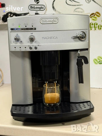 Кафемашина кафе автомат delonghi magnifica с гаранция, снимка 6 - Кафемашини - 53452071