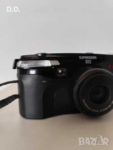 Лентов фотоапарат Olympus Superzoom 120, снимка 4 - Фотоапарати - 53872628