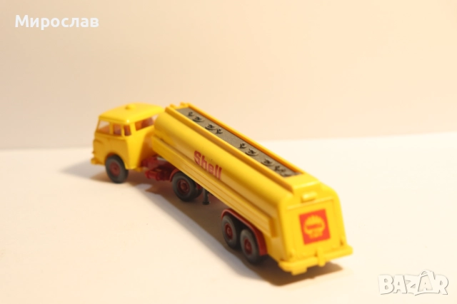 WIKING H0 1/87 MAN SHELL ЦИСТЕРНА КАМИОН МОДЕЛ КОЛИЧКА, снимка 5 - Колекции - 52446502