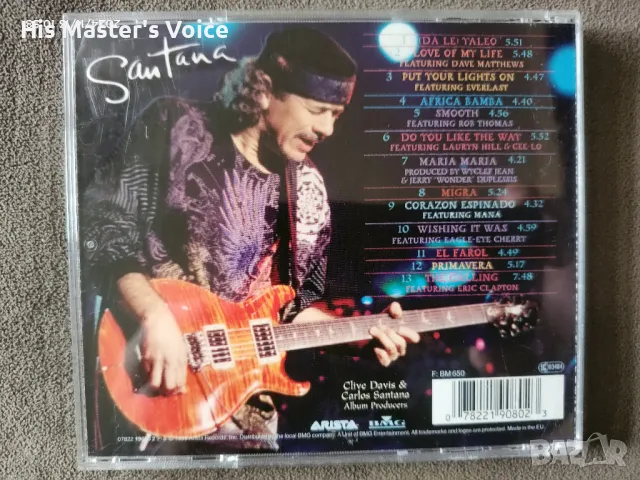 Santana - Supernatural CD, снимка 2 - CD дискове - 48338205