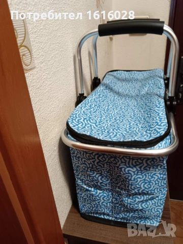 Хладилна чанта.Сгъваема пазарска кошница за пикник,плаж., снимка 3 - Хладилни чанти - 50177891