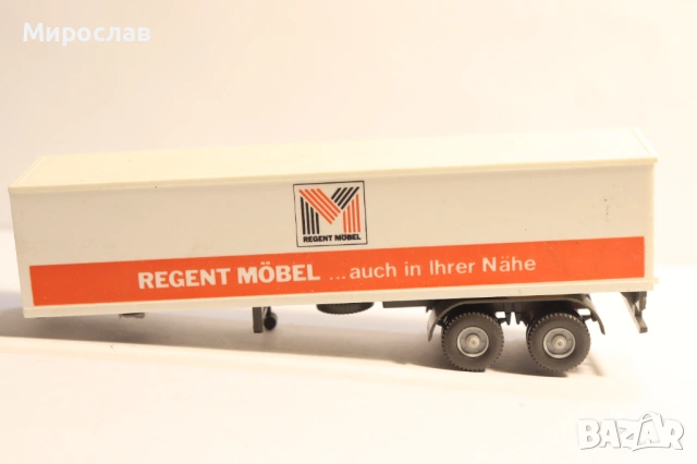 WIKING H0 1/87 РЕМАРКЕ КАМИОН МОДЕЛ ТИР