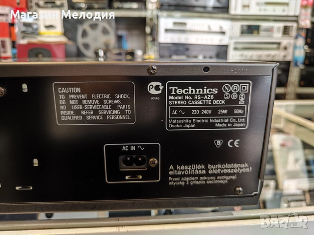 Касетен дек Technics RS-AZ6 В перфектно техническо и много добро визуално състояние., снимка 14 - Декове - 51730915