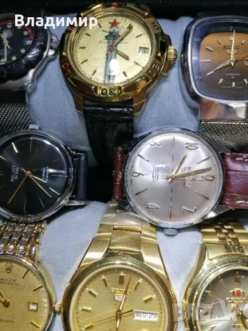 Часовник Атлантик златно покритие, снимка 17 - Антикварни и старинни предмети - 44178375