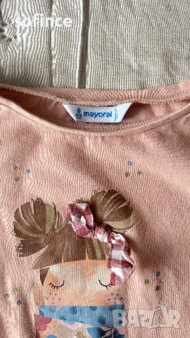 Дрехи за момиче Mayoral и Okaidi, снимка 2 - Детски Блузи и туники - 53391546