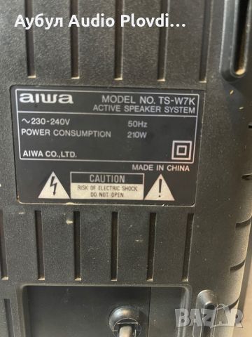 AiwaTS-W7K-Active Sprkers System Subwoofer, снимка 9 - Тонколони - 46188168