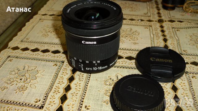 Обектив CANON EF-S 10-18mm f/4.5-5.6 IS STM, снимка 1 - Обективи и филтри - 45253934