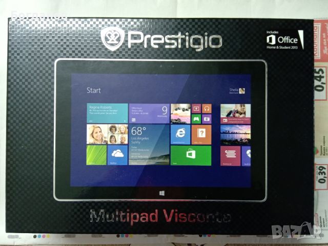 НОВ ТАБЛЕТ Prestigio MultiPad  PMP810EWH 10.1" / 25.7 СМ., снимка 1 - Таблети - 45101455