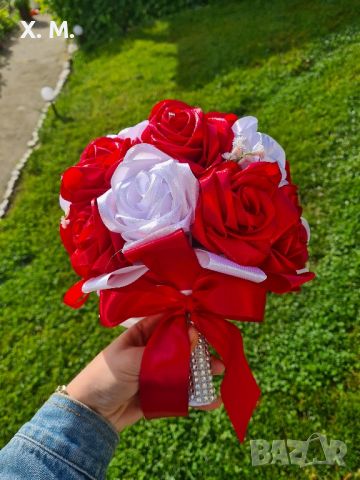 Букет от вечни рози, снимка 1 - Ръчно изработени сувенири - 46447510