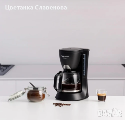 Кафемашина Taurus Verona 12, 680W, 12 чаши, Перманентен филтър, Противокапкова система, Защита