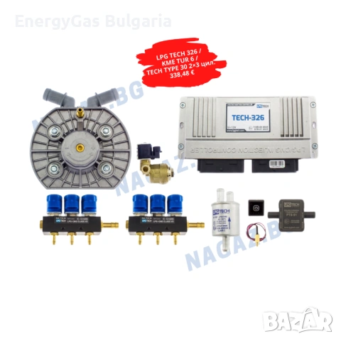 Газов инжекцион 4cyl. LPG TECH-324OBD/gazov injekcion LPG TECH-326/328, снимка 4 - Аксесоари и консумативи - 35848718