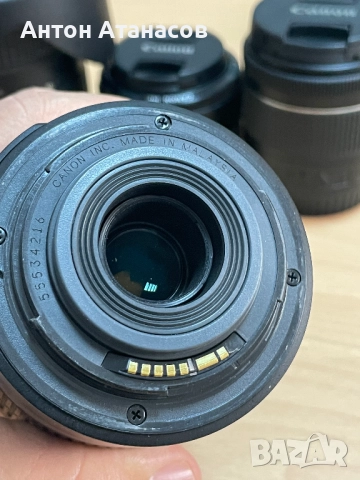Canon EOS 800D + 4 обектива, снимка 11 - Фотоапарати - 52481820