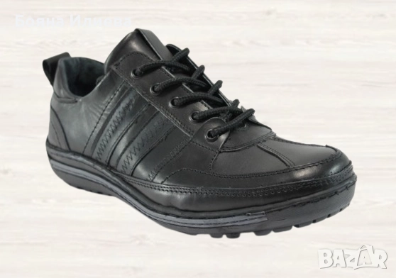 Габровски мъжки обувки от ЕСТЕСТВЕНА КОЖА модел 159 