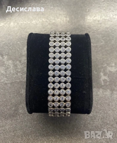 Сребърно колие гривна и обеци Giulian, снимка 4 - Колиета, медальони, синджири - 51206162