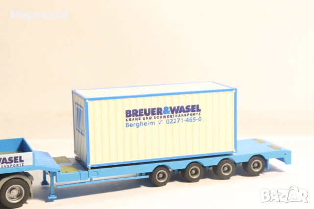 ALBEDO H0 1/87 MERCEDES ACTROS КАМИОН МОДЕЛ ВЛЕКАЧ TIR, снимка 3 - Колекции - 53764098