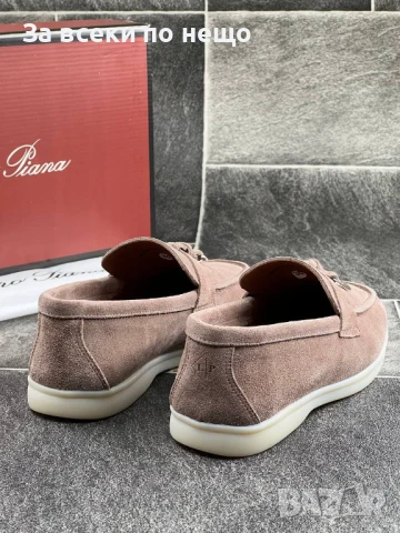 Loro Piana Дамски Бежови Ежедневни Обувки Естествена Кожа🥿Дамски Мокасини Лоро Пиана Код E550, снимка 2 - Дамски ежедневни обувки - 50824597
