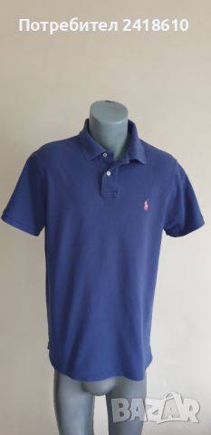 POLO Ralph Lauren Pique Cotton Custom Slim Fit Mens Size L ОРИГИНАЛ! Мъжка Тениска!, снимка 11 - Тениски - 45456036