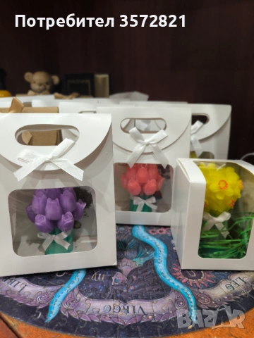 Ръчно изработени свещи от чист пчелен восък и от соев ., снимка 15 - Декорация за дома - 50923127