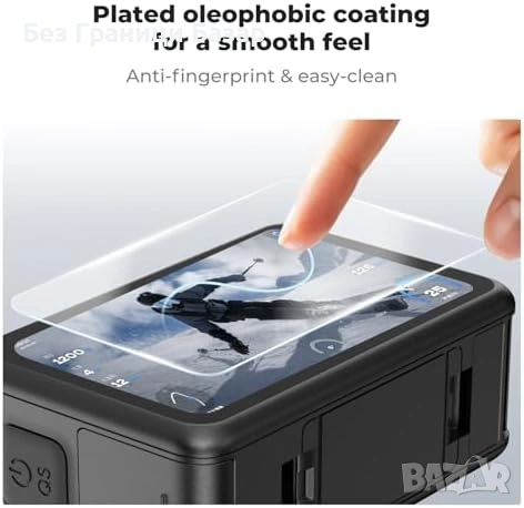 Нов K&F AR протектор стъкло 9H за DJI Osmo Action 6 екран + обектив, снимка 5 - Чанти, стативи, аксесоари - 53523253