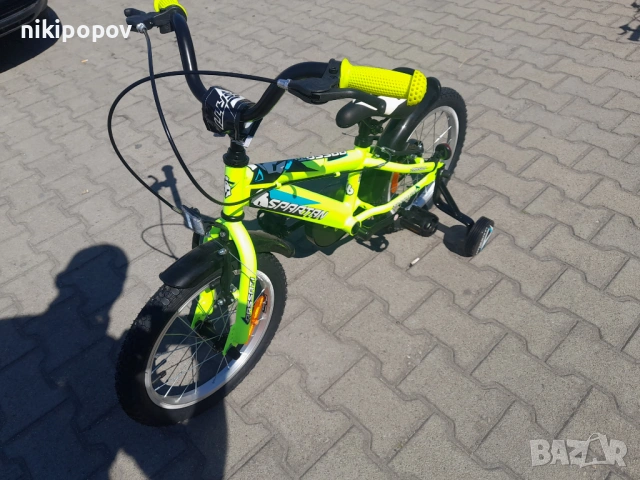 PASSATI Велосипед 16" SPARTAN жълт, снимка 10 - Велосипеди - 53759384