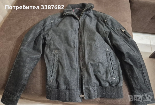 Кожено яке велур