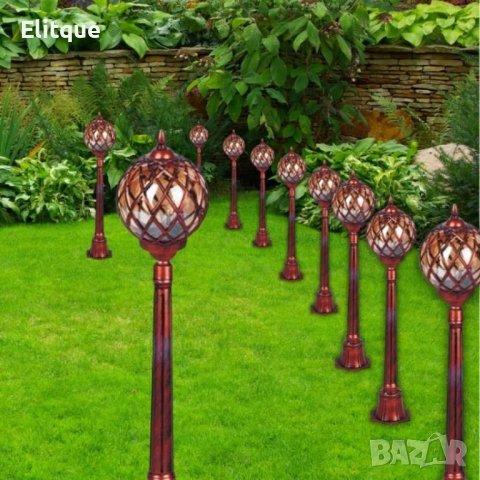 Градински Фенер Madlen със стойка, Е27, IP44, снимка 2 - Други стоки за дома - 52853745