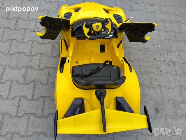 DC Акумулаторна кола 4x4 FLASH жълт, снимка 7 - Други - 53850021