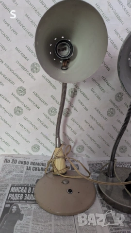 Стари промишлени лампи , снимка 2 - Настолни лампи - 54005807