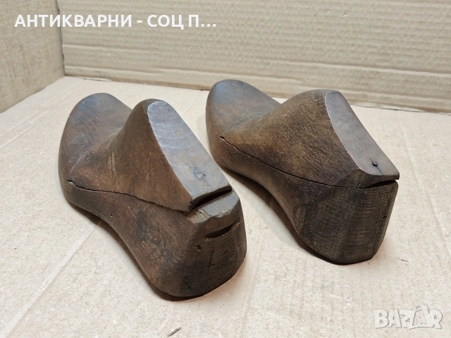 Комплект Стари Дървени Калъпи За Мъжки Обувки. / НОМЕР 1595., снимка 4 - Антикварни и старинни предмети - 53670013