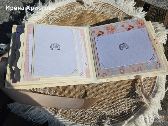 Ръчно изработено албумче за момиченце , снимка 6 - Декорация за дома - 54130320