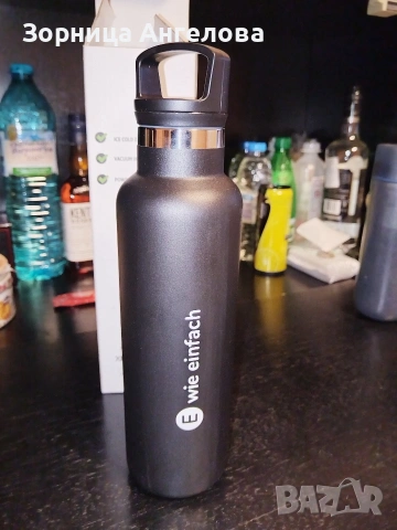 Термо бутилка 600 мл – вакуумна, неръждаема стомана, НОВА, снимка 2 - Други стоки за дома - 53416616