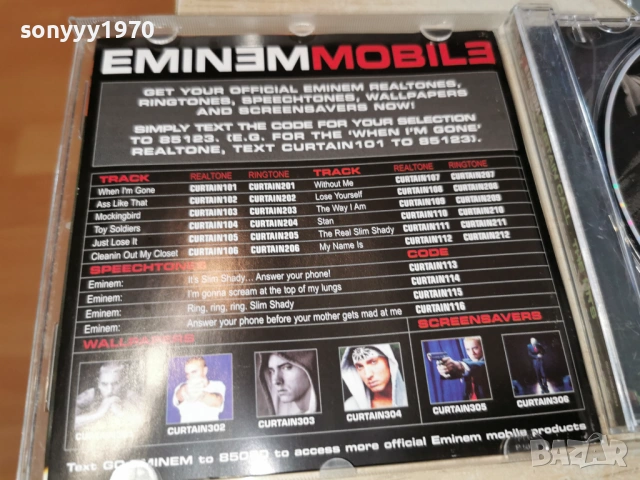EMINEM ORIGINAL CD 1902261259, снимка 9 - CD дискове - 53534808