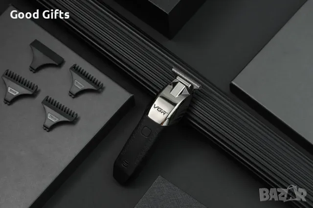 Машинка за подстригване VGR V-171 – Интелигентен дизайн, остриета от неръждаема стомана, снимка 8 - Машинки за подстригване - 50388045