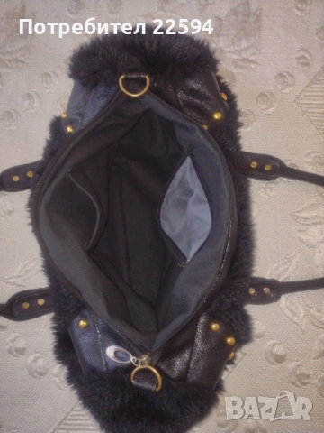 Черна дамска чанта, снимка 4 - Чанти - 54179881