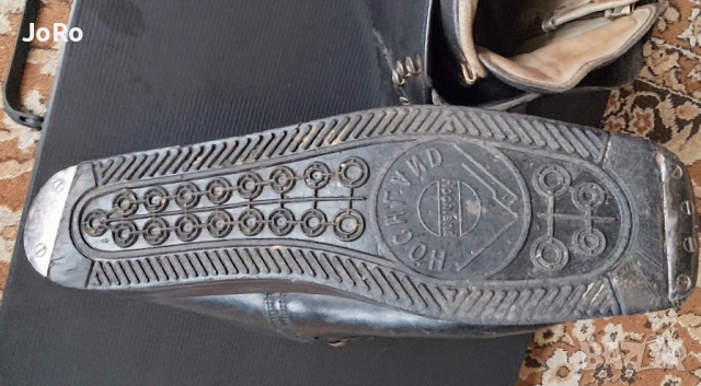 Hochland - Vintage скиорски обувки 50те години на миналия век., снимка 3 - Антикварни и старинни предмети - 52676449