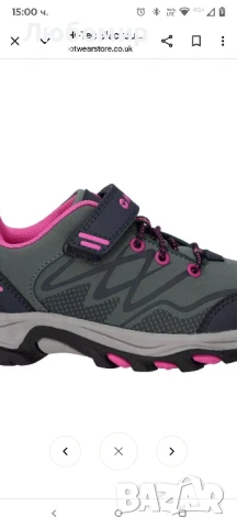 Ниски и леки обувки Hi-Tec Blackout за момичета
29 номер 
, снимка 4 - Детски обувки - 50768957