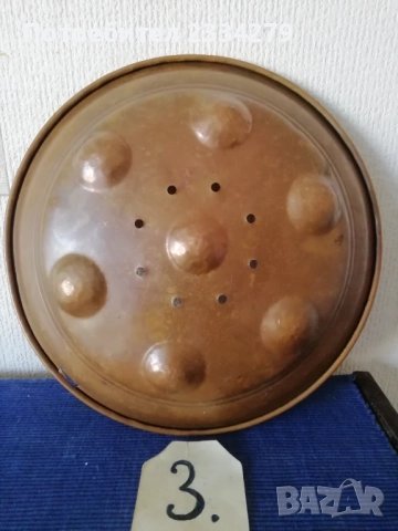 Стари медни кухненски съдове. , снимка 3 - Антикварни и старинни предмети - 48085199