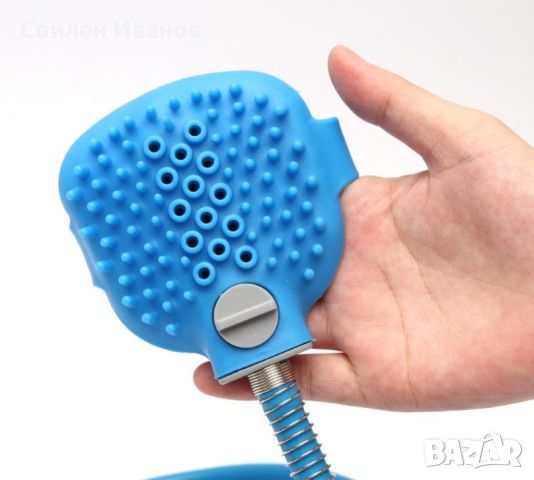 Накрайник за кучешки душ с ръкохватка за масаж и премахване на косми, снимка 5 - Други стоки за животни - 45404127