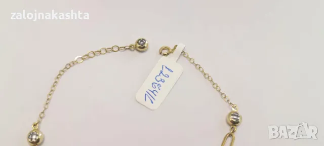 Златна гривна-3,60гр/14кр, снимка 4 - Гривни - 49670803