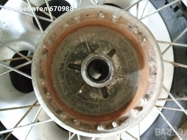 Джанта задна 18' от MZ 250, снимка 2 - Части - 53139082